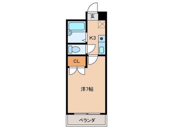 日神パレステ－ジ九工大(604)の物件間取画像